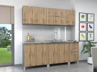 Retró konyha 200-60 Tele zárt felsőkkel 1